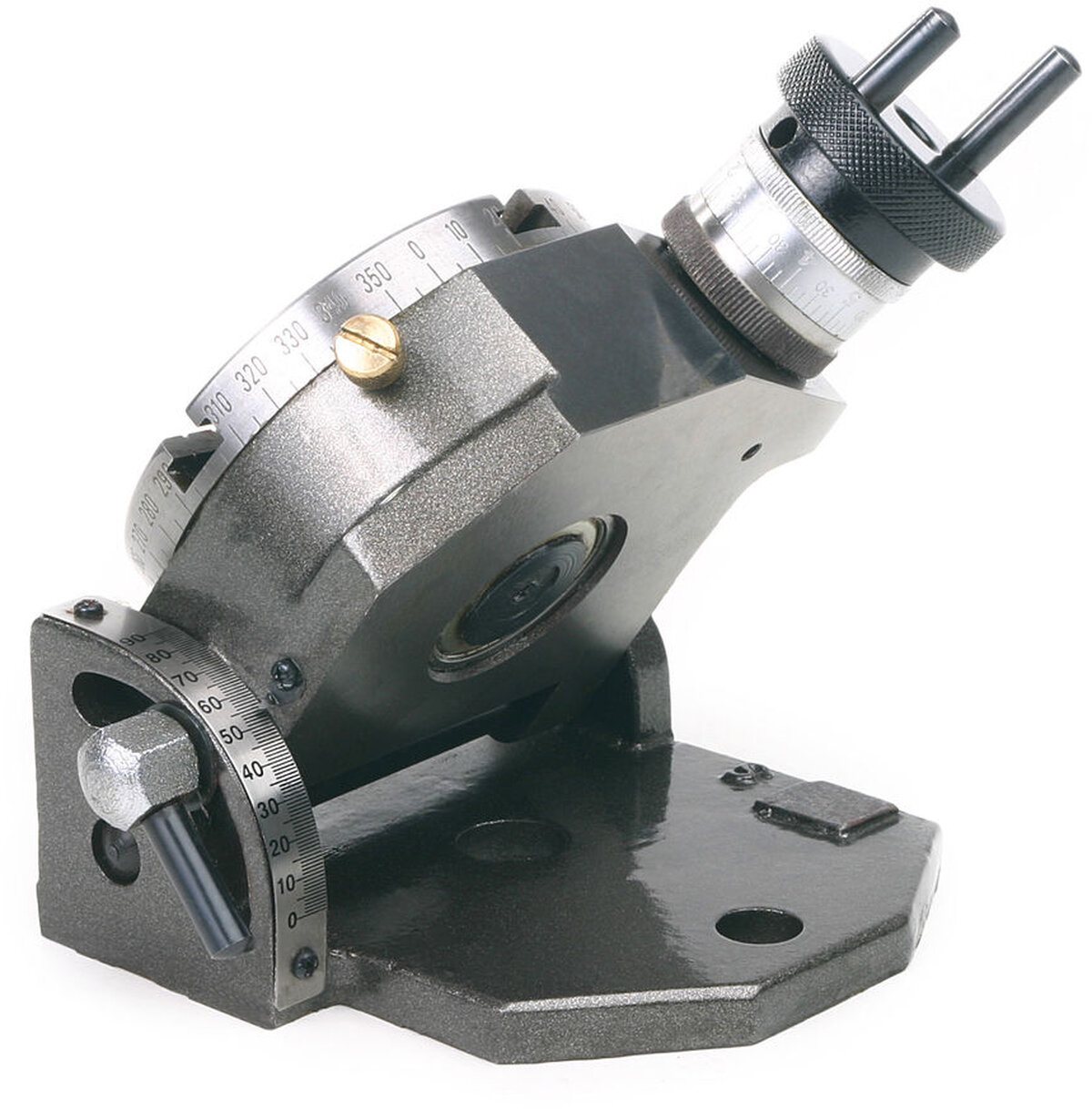 HBM 100 mm kippbarer Teilungstisch mit Spannsatz Modell 1