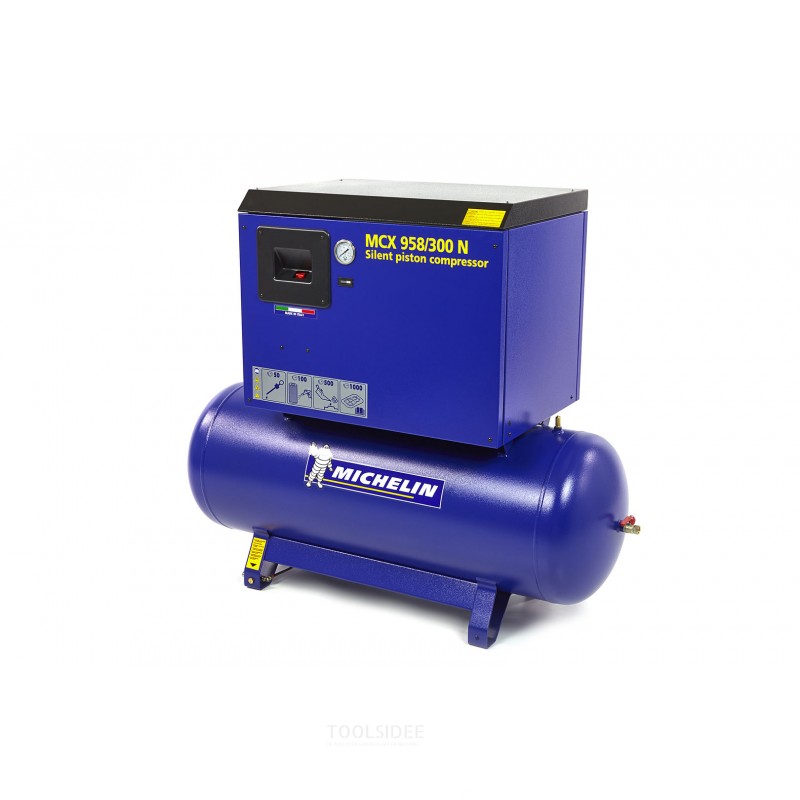 Michelin 7,5 HP 270 litran vaimennettu kompressori MCX 598/300 N  Michelin 7,5 HP 270 litran vaimennettu kompressori MCX 598/300 N