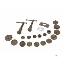 HBM 21-piece universal brake piston reset set