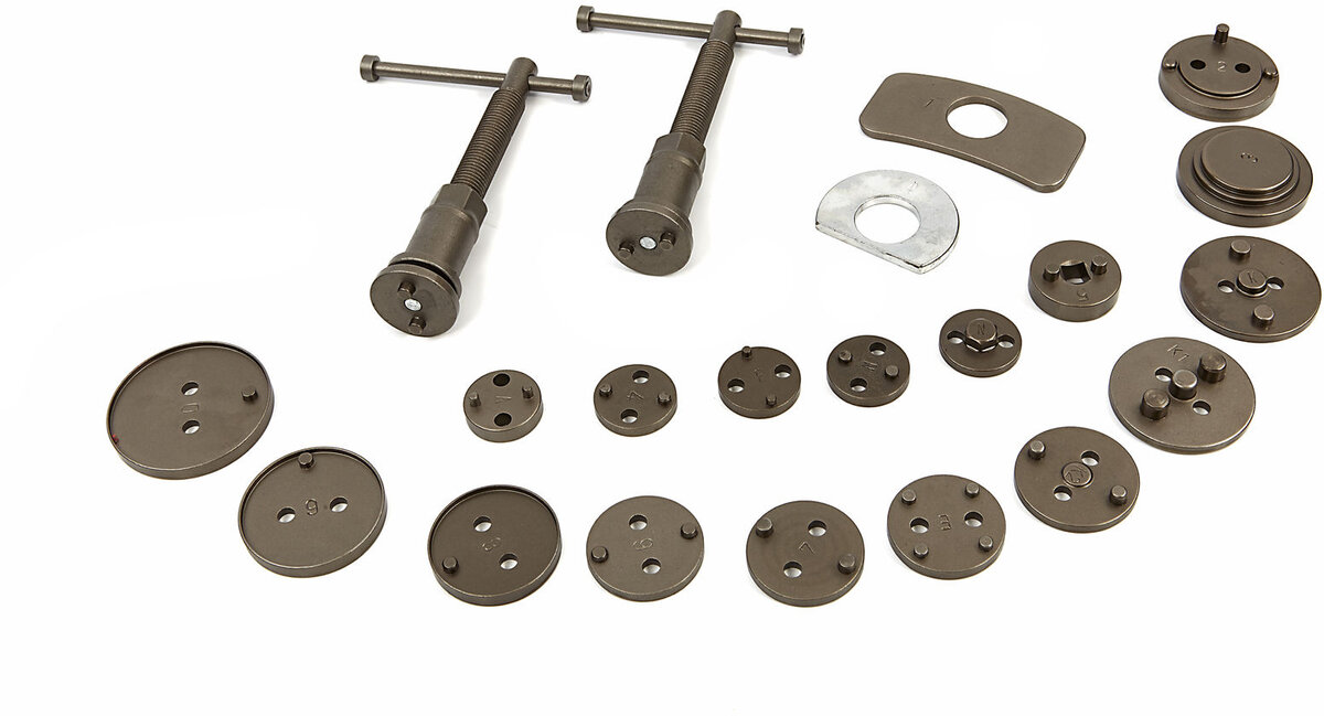 HBM 21-piece universal brake piston reset set