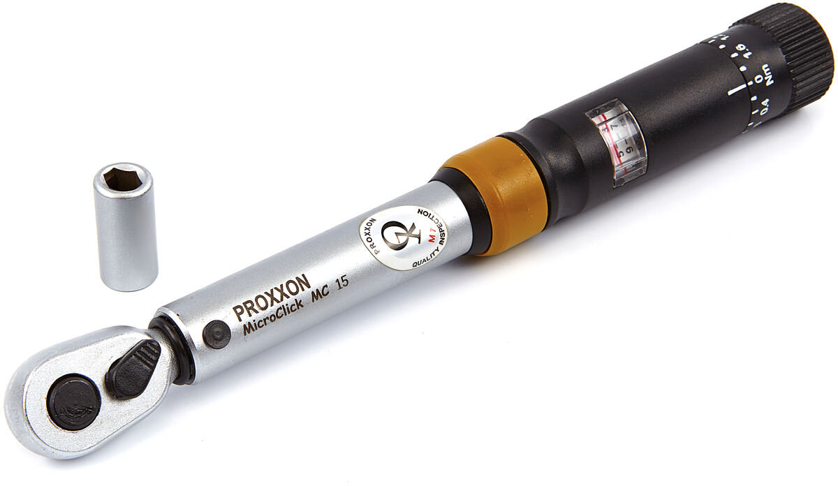 Proxxon MicroClick MC 15 - 1/4 Momentnøkkel 3-15 NM Proxxon MicroClick MC 15 - 1/4 Momentnøkkel 3-15 NM