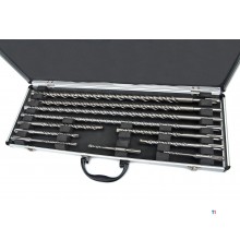 HBM 11 stykke SDS Borenset i aluminiumsveske