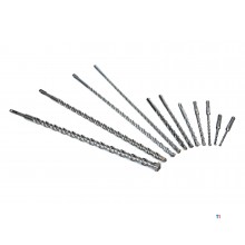 HBM 11 stykke SDS Borenset i aluminiumsveske