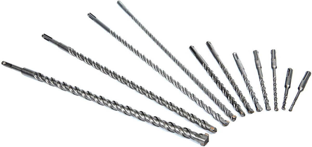 HBM 11 stykke SDS Borenset i aluminiumsveske