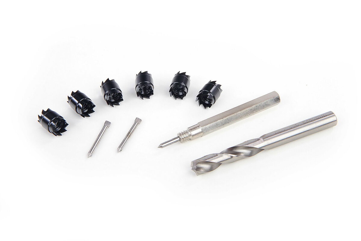 HBM 12-piece spot welding drill set