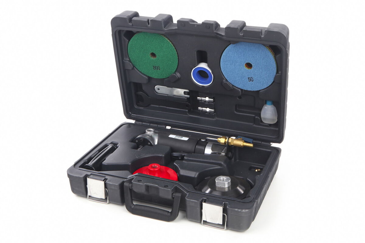 HBM 125 mm. Profi Natte schuurmachine en Polijstmachine