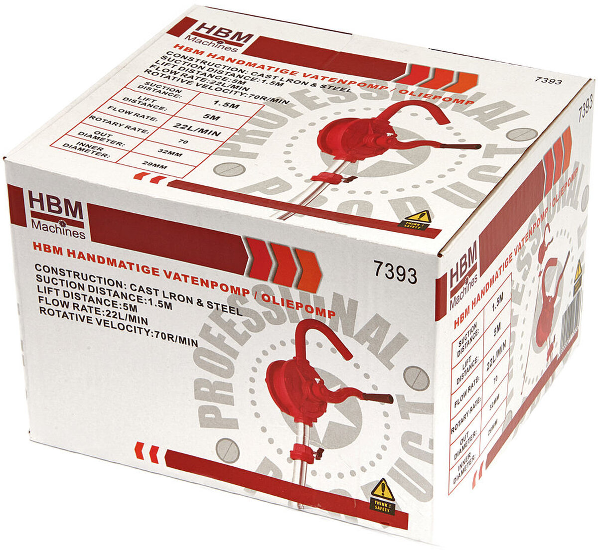 HBM Manuell Trommelpumpe / Oljepumpe