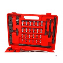 HBM 72 piece 2 and 3 arm pulley puller set 75/100/150/200 mm. HBM 72 piece 2 and 3 arm pulley puller set 75/100/150/200 mm.