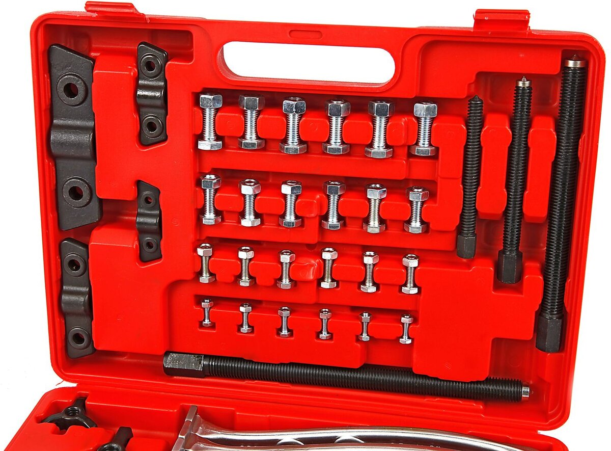 HBM 72 piece 2 and 3 arm pulley puller set 75/100/150/200 mm. HBM 72 piece 2 and 3 arm pulley puller set 75/100/150/200 mm.