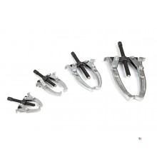 HBM 72 piece 2 and 3 arm pulley puller set 75/100/150/200 mm. HBM 72 piece 2 and 3 arm pulley puller set 75/100/150/200 mm.