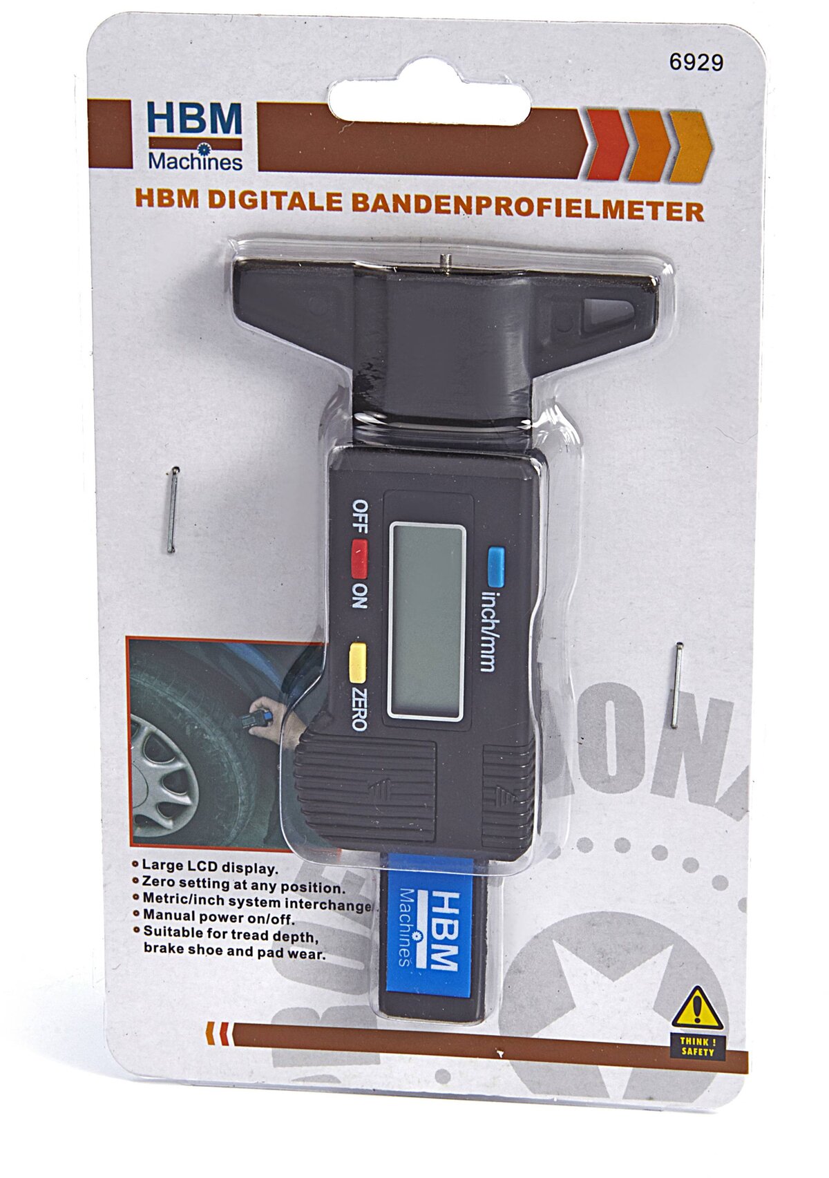 Hbm digital däckprofilmätare