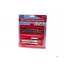 HBM 16 Piece Hobby Knives Set HBM 16 Piece Hobby Knives Set