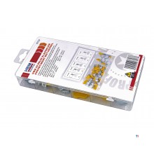 Hbm 26 stykke slangeklemme sortiment med vingemøtrik