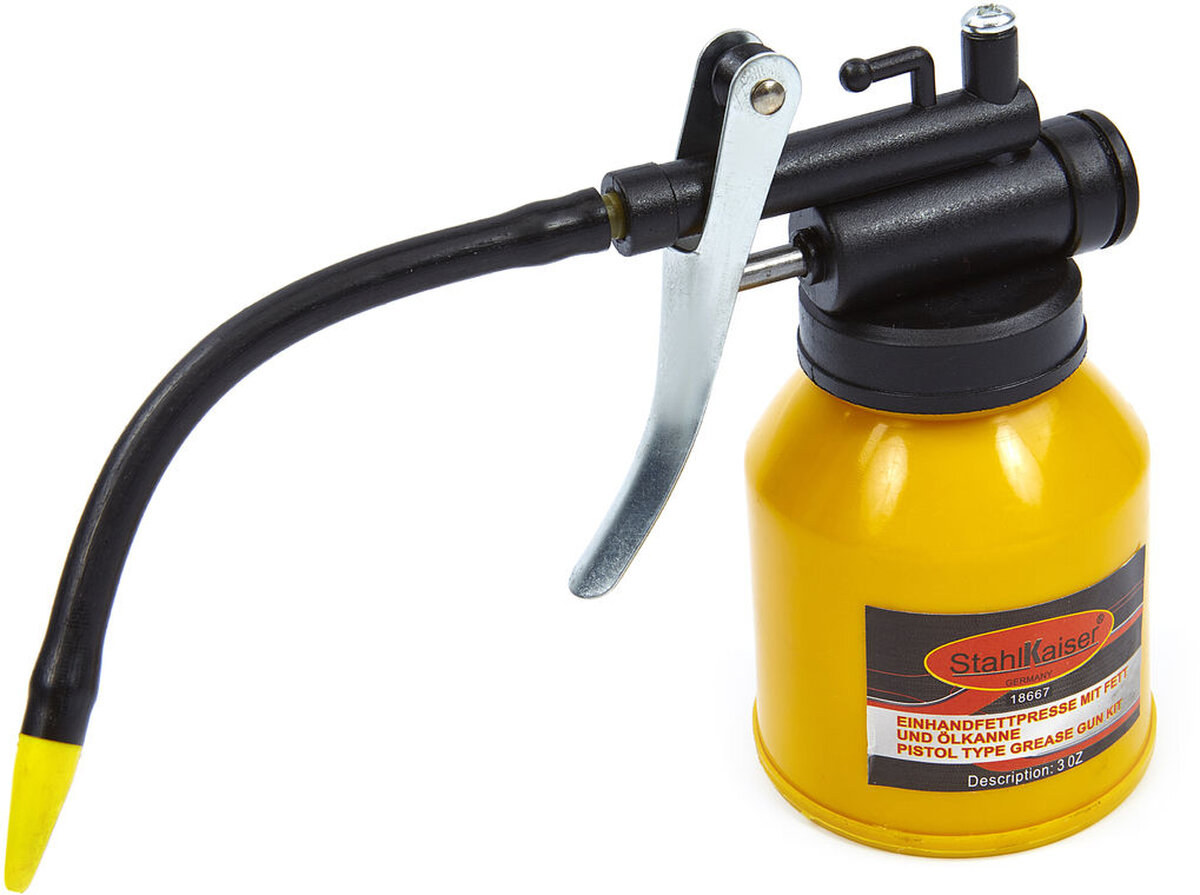 HBM-fettpistol med 120cc oljekanne HBM-fettpistol med 120cc oljekanne