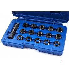 Hbm 16-delt trådreparationssæt til tændrør