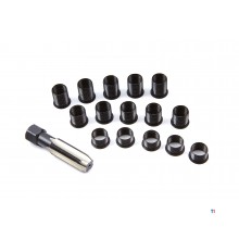 Hbm 16-delt trådreparationssæt til tændrør