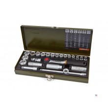 Proxxon 24-delt socketnøkkel sett 3/8 CrV