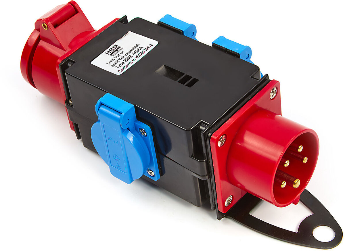HBM 1 x 400 Volt og 3 x 230 Volt Distribusjonsblokk