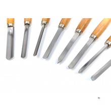 HBM 8-piece wood turning tool set