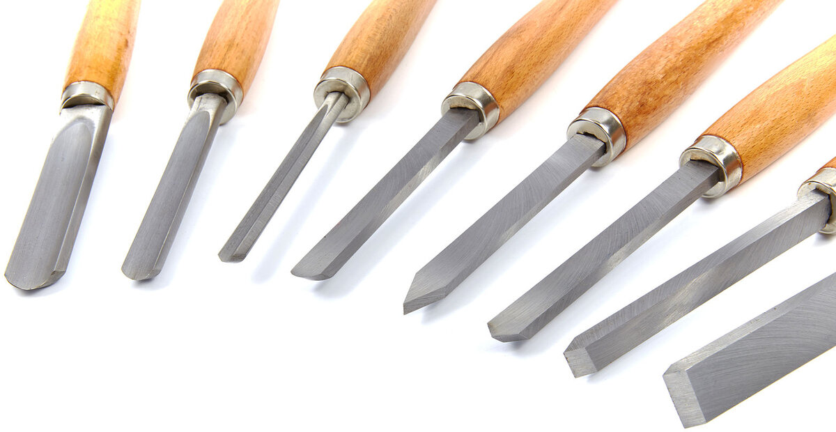 HBM 8-piece wood turning tool set