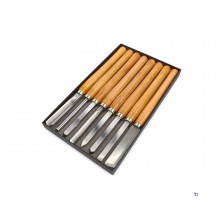 HBM 8-piece wood turning tool set