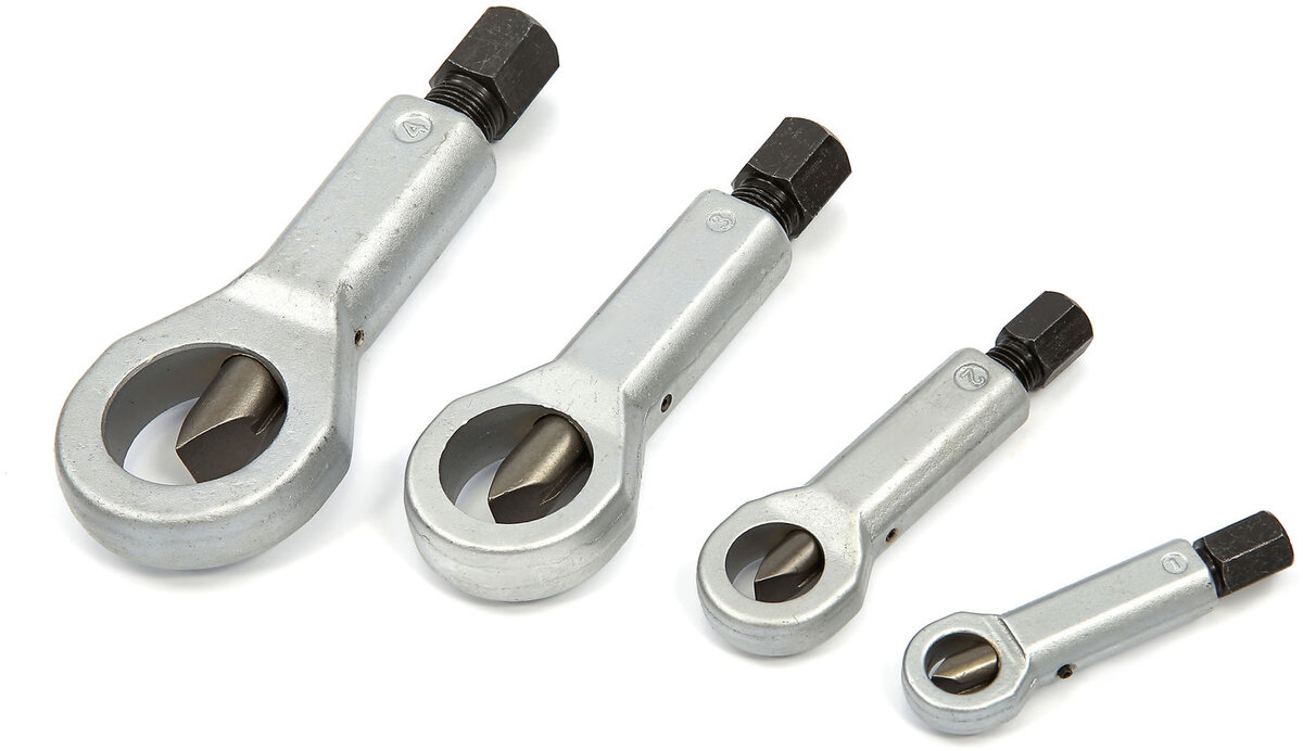 HBM 5-piece nut splitter set 9 - 36 mm. HBM 5-piece nut splitter set 9 - 36 mm.