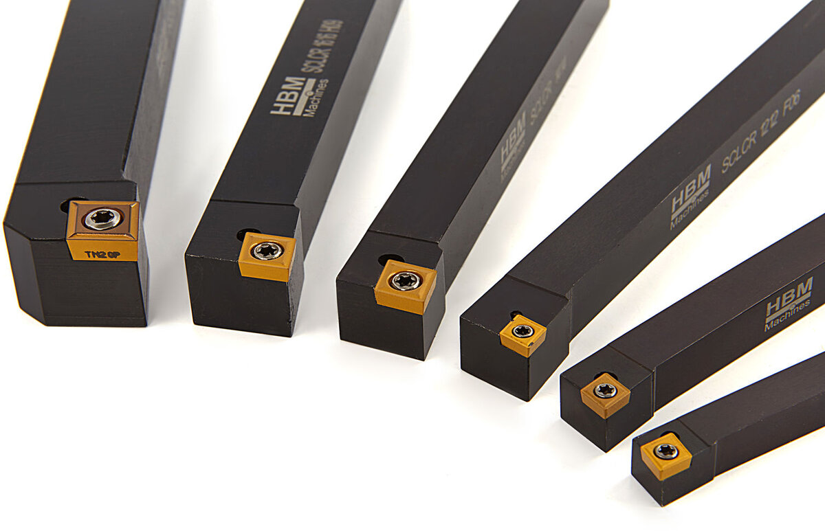 HBM-Messer Meißel Rechts mit HM-Einsatz