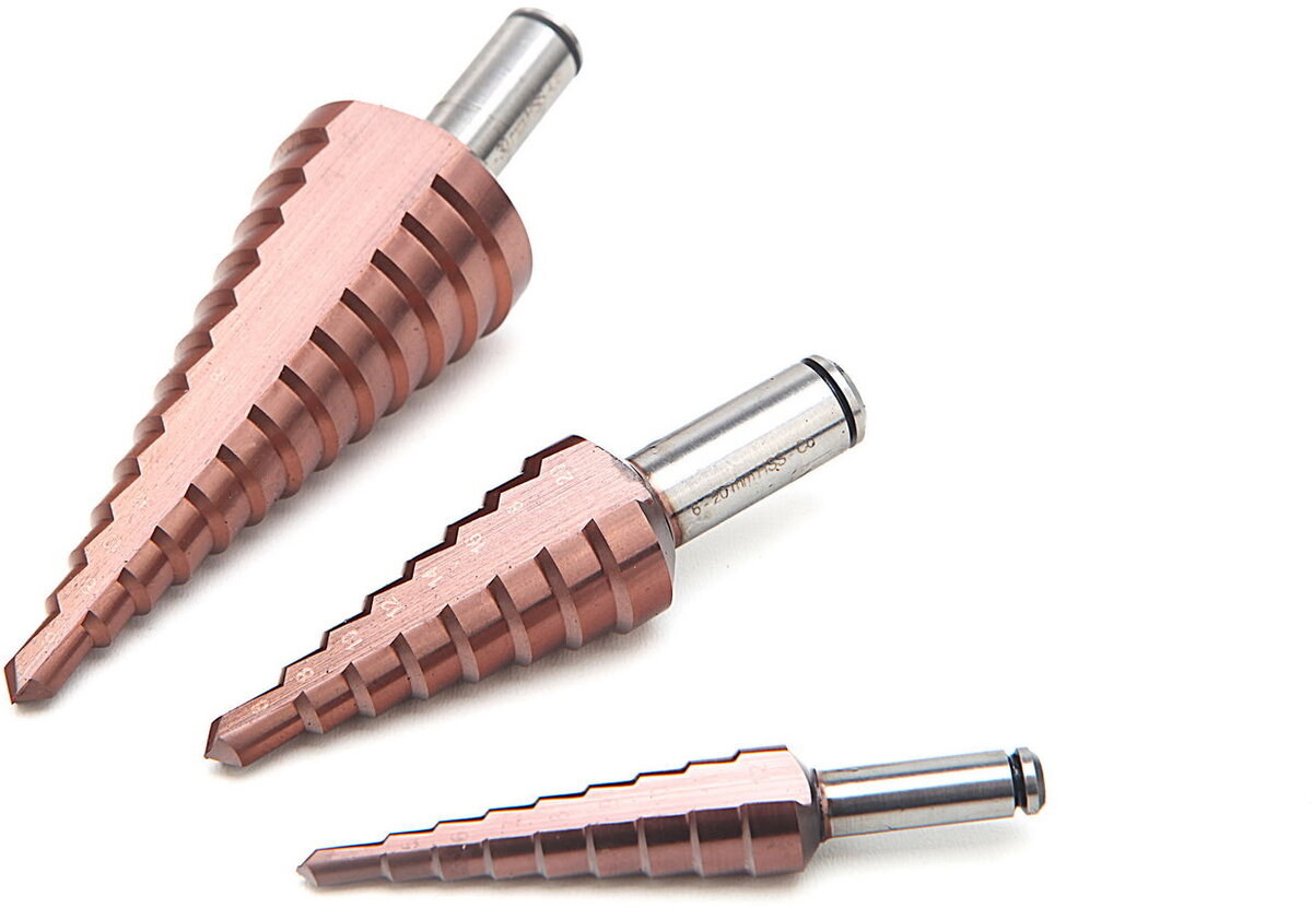 Hbm 3-delad HSS - 5% koboltstegsborrsats / stegborrsats