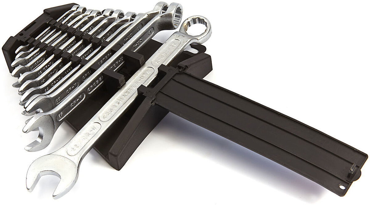 HBM 11 Stykke English Deep Stitch - Ring Spanner Set HBM 11 Stykke English Deep Stitch - Ring Spanner Set