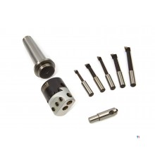 Hbm 50 mm. mc4 tråkigt huvud med 5 hbm mejslar och flycutter