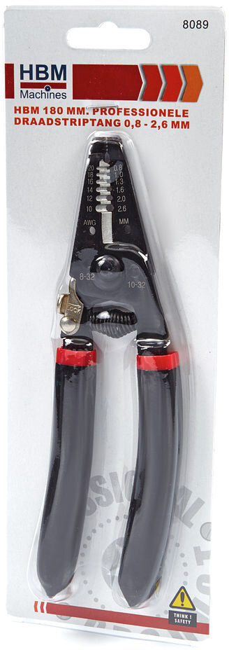 HBM 180 mm. Profesjonelt wire strippingsverktøy 0,8 - 2,6 MM