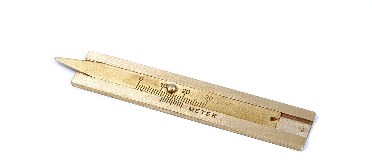 HBM 0 - 30 mm Messing-Analog-Reifenprofilmesser HBM 0 - 30 mm Messing-Analog-Reifenprofilmesser