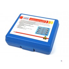 Hbm 7 stykke profi 3/8 ”lang sokkelsæt 3 - 10 mm model 2