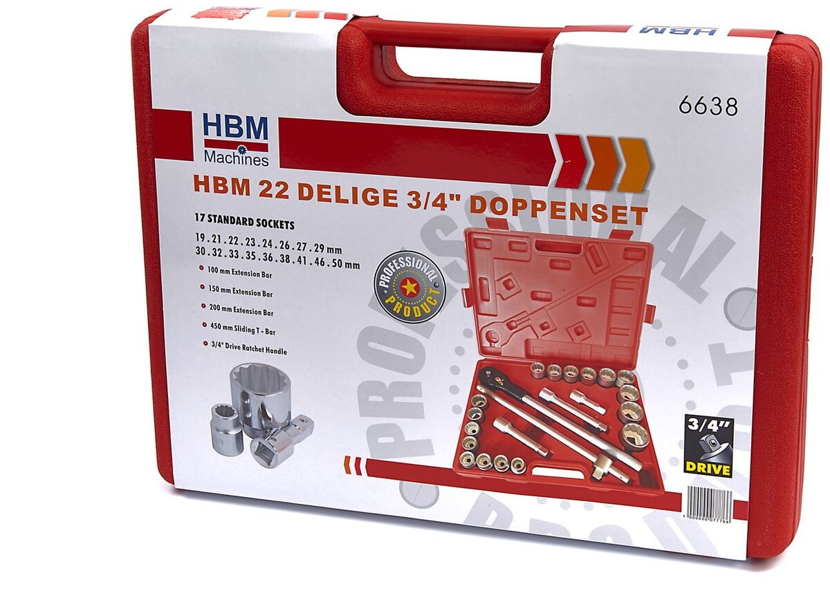 HBM 22 stk. ¾ stikkontakt