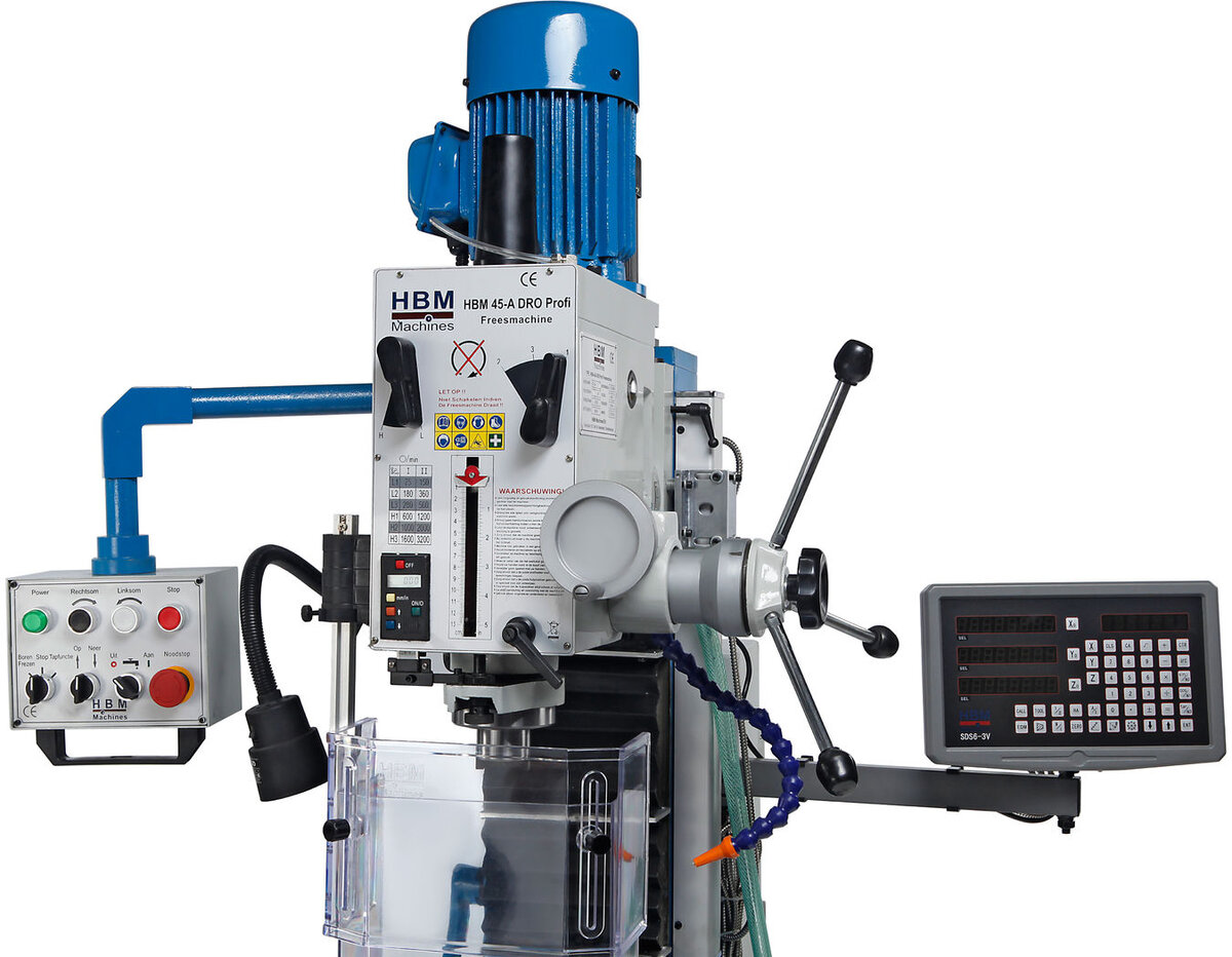 HBM 45 profi dro milling machine - 400 volts HBM 45 profi dro milling machine - 400 volts