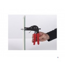 HBM 72-teiliges Hohlwanddübel-Set, Dübelset inkl. Montagezange