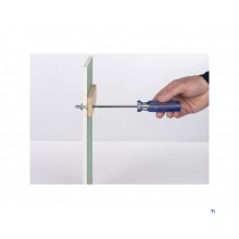 HBM 72-teiliges Hohlwanddübel-Set, Dübelset inkl. Montagezange