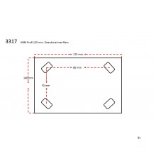 HBM profi 125 mm. swivel wheel with brake HBM profi 125 mm. swivel wheel with brake