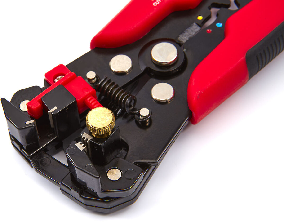 HBM Professionele 4 in 1 Automatische Draadstriptang met Knip en  Krimpfunctie