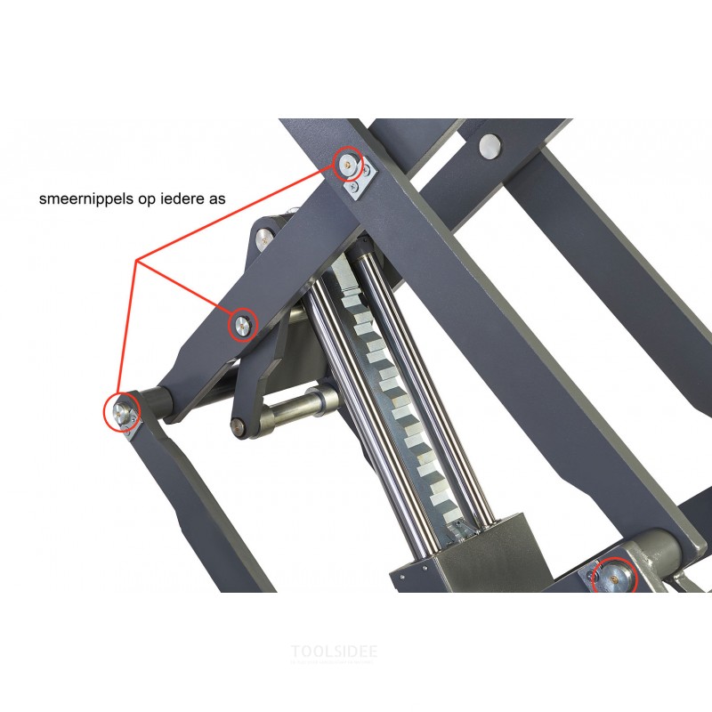HBM Profi Poetsbrug, Schaarbrug Dubbel Opbouw 3.0 Ton 220 - 230v