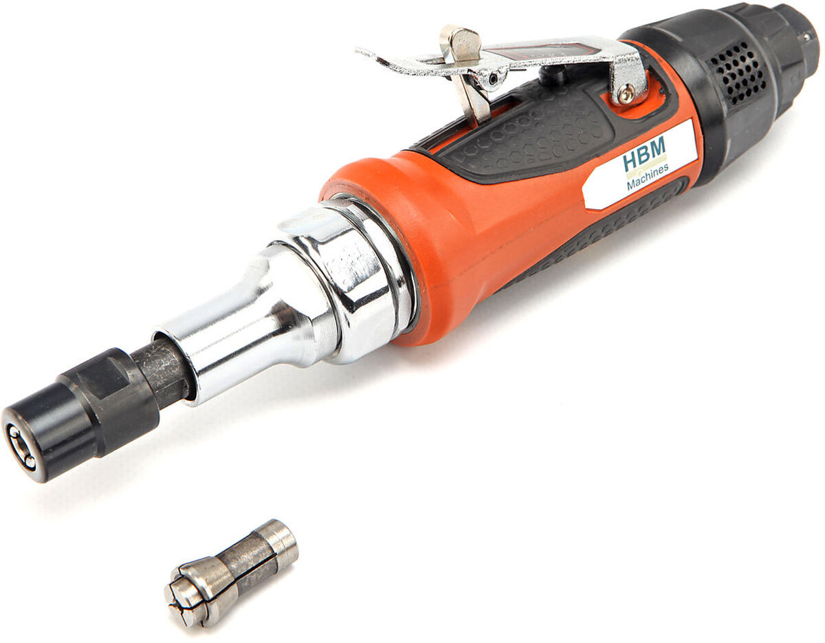 HBM professioneller variabler Druckluft-Stiftschleifer, Schleifgerät mit 25-mm-Hals