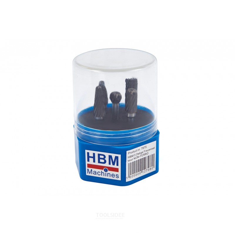 HBM 5-teiliges VHM-Frässet für NE-Metalle