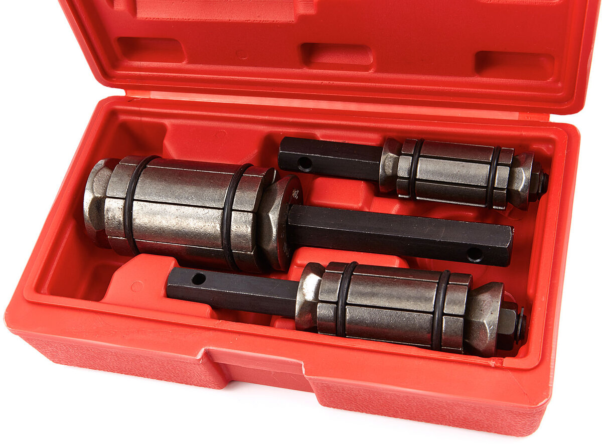 Hbm 3-delt udstødningsbredere sæt