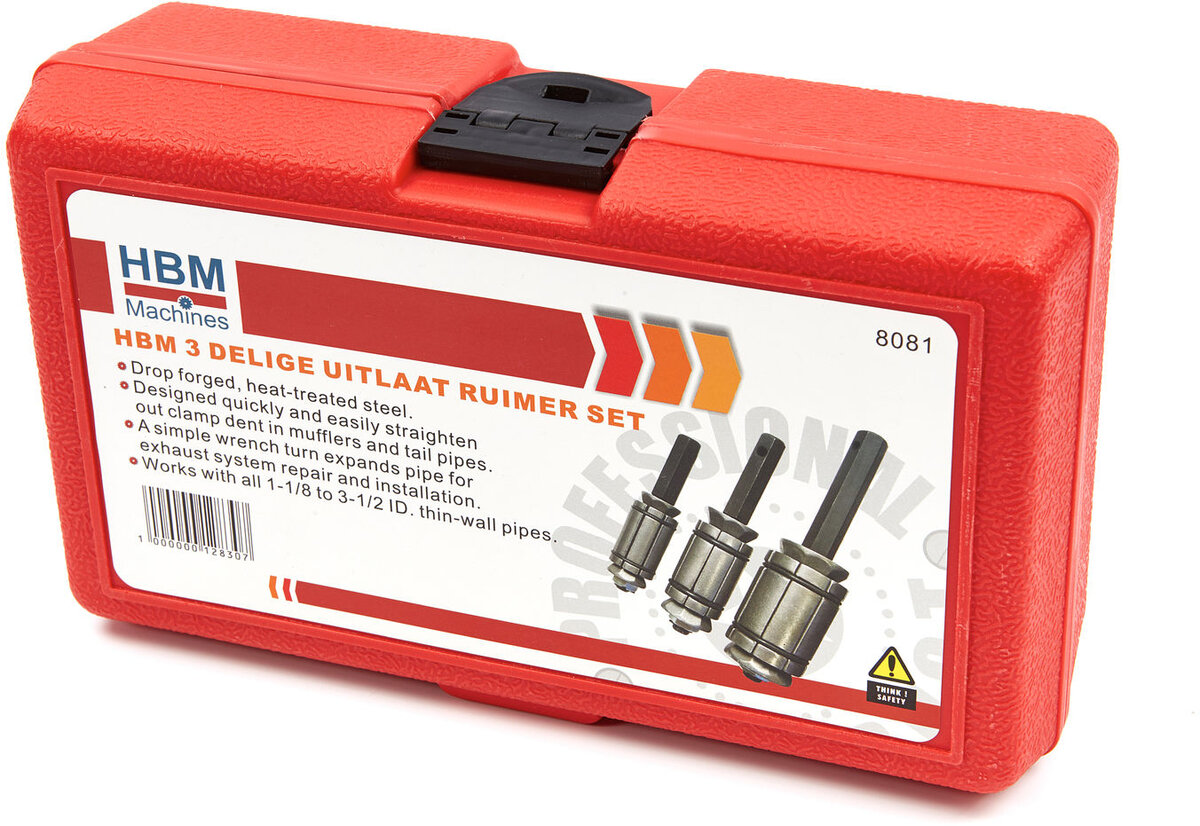 Hbm 3-delt udstødningsbredere sæt