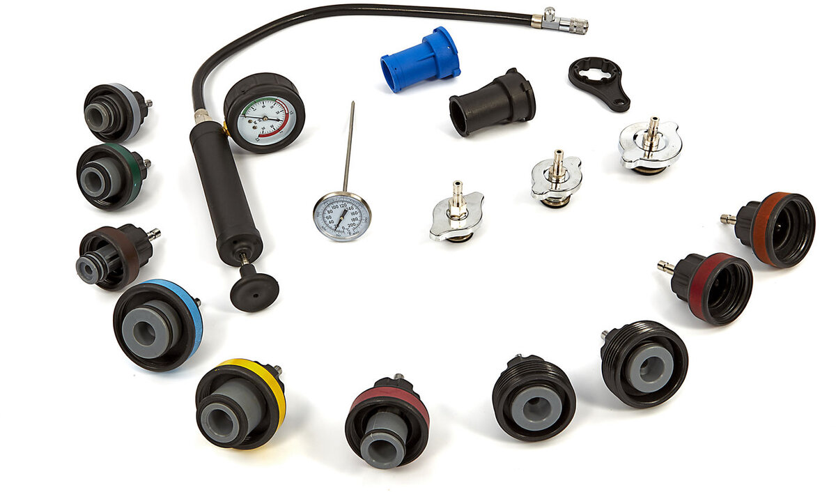HBM 18-part cooling system diagnosis / extortion and filling set HBM 18-part cooling system diagnosis / extortion and filling set
