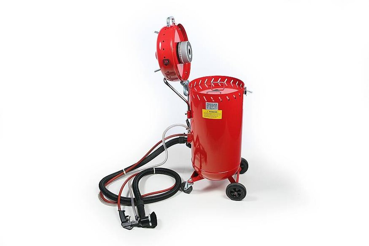 HBM SBC 28 Verrijdbare Straalketel met Afzuiging