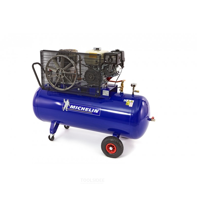 Michelin 270 liter 9 hp. gasoline powered compressor with honda engine