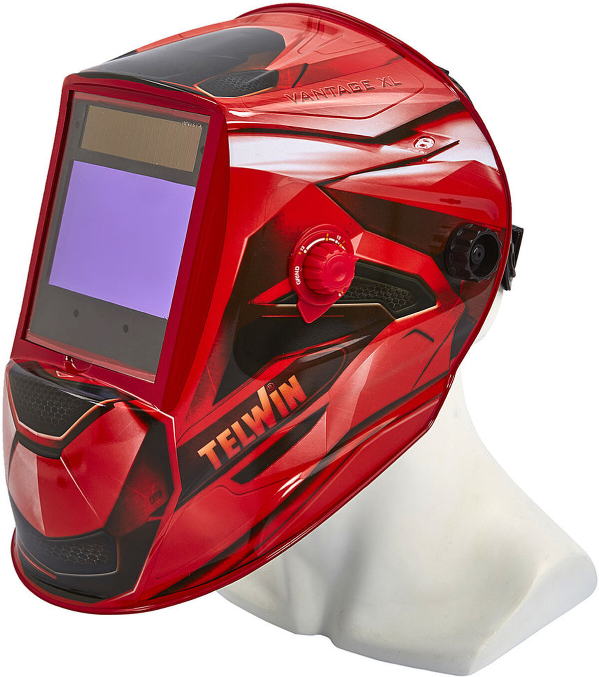 Telwin vantage xl red welding helmet