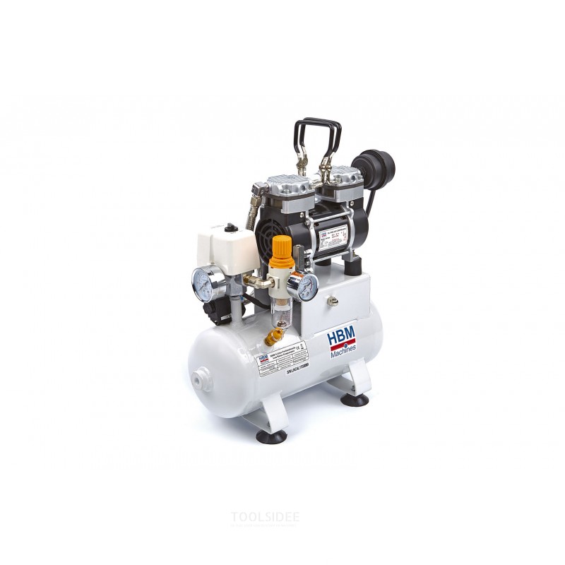 HBM 4 Liter Professional Low Noise Airbrush Kompressor