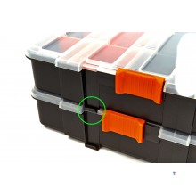 HBM 37,5 cm. 2 Delige Assortimentskoffer set